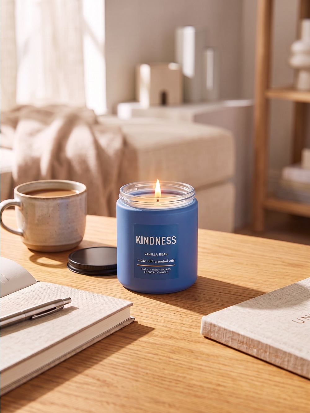 Bath & Body Works "Kindness" Vanilla Bean Single Wick Candle 7oz
